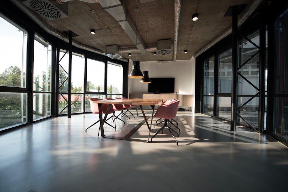 Shared office workspace